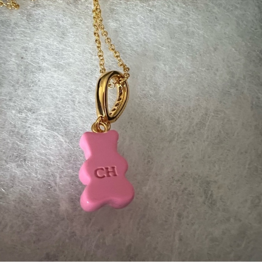 Crystal Haze Nostalgia Bear Pendant Necklace - Picture 6 of 7